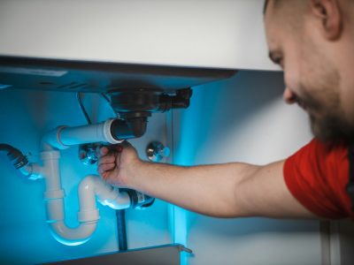 hydronic in-floor heating plumbing