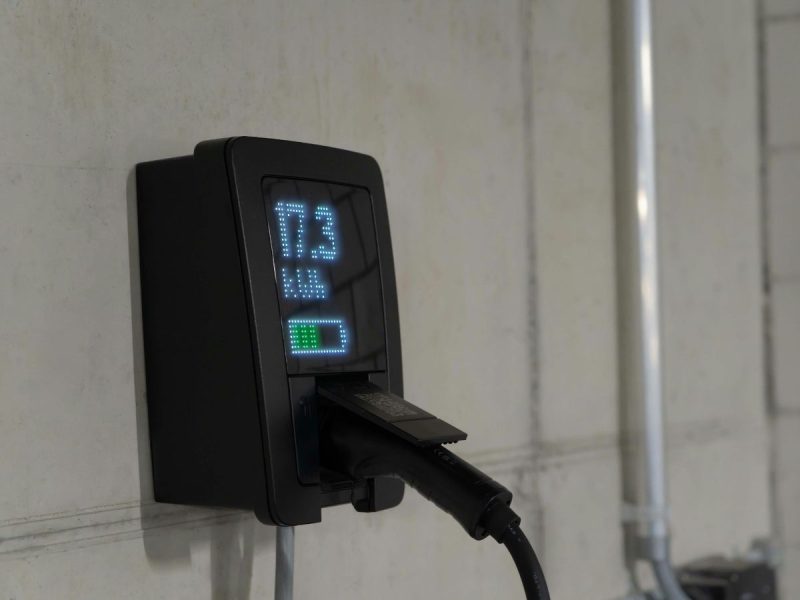 EV charger electrical panel